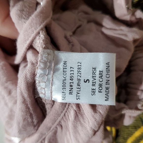 ROSE PINK ROMPER JUMPSUIT Harem SMALL SQUARE NECK  SPAGHETTI STRAP Pastel - Picture 12 of 12